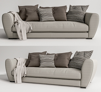 Modern Multiplayer Sofa 3d model