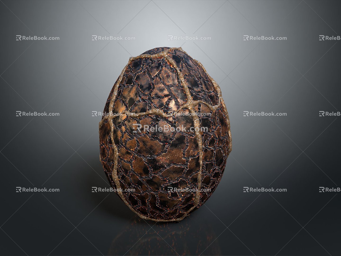 Dinosaur egg nest dinosaur young dragon dragon egg dinosaur hatching environment building 3d model