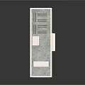 Modern High Rise Office Building With White Exterior Many Windows And Entrance At Base