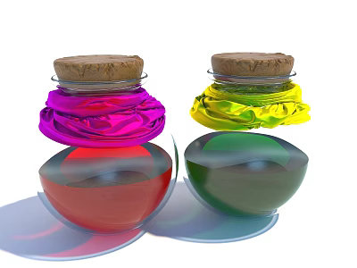 Modern Medicine Bottle Glass Bottle 3d model Modern Medicine Bottle Glass Bottle 3d model