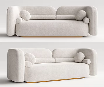 Modern Multiplayer Sofa Double Sofa 3d model