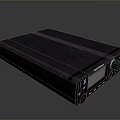 Motorola Black Computer Communication Device With Knob And Display Screen 3d model