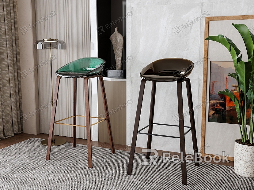 Wind bar stool combination model