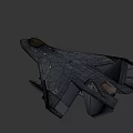 Modern Gray Stealth Fighter Jet With Sleek Aerodynamic Design And Cockpit