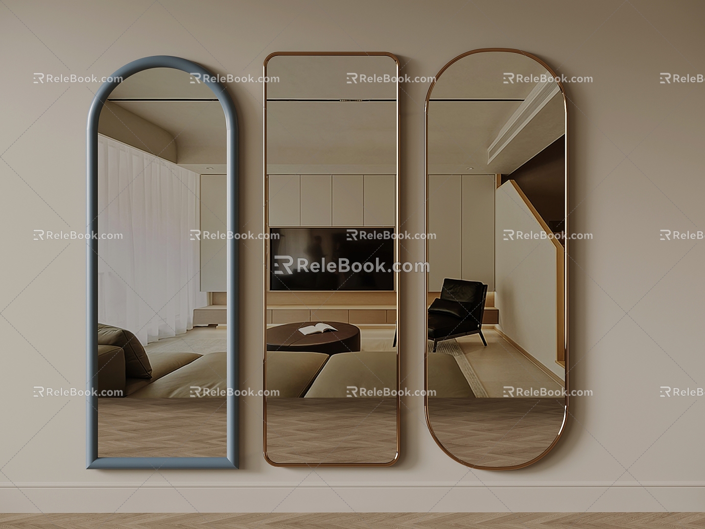 Mirror Hanging Mirror Smart Mirror 3d model