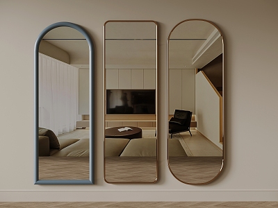 Mirror Hanging Mirror Smart Mirror 3d model