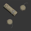 Beige Lanterns As Daily Electrical Appliances With Different Designs And Handle For Outdoor Use