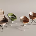 Modern Office Chairs Featuring Leather Upholstery Various Colors And Different Designs