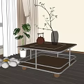Modern coffee table 3d model