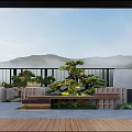 Modern Detached Villa Exterior Design With Garden Greenery Parking Space And Balcony