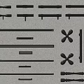 Modern Metal Handles With Various Shapes And Designs For Furniture And Cabinets
