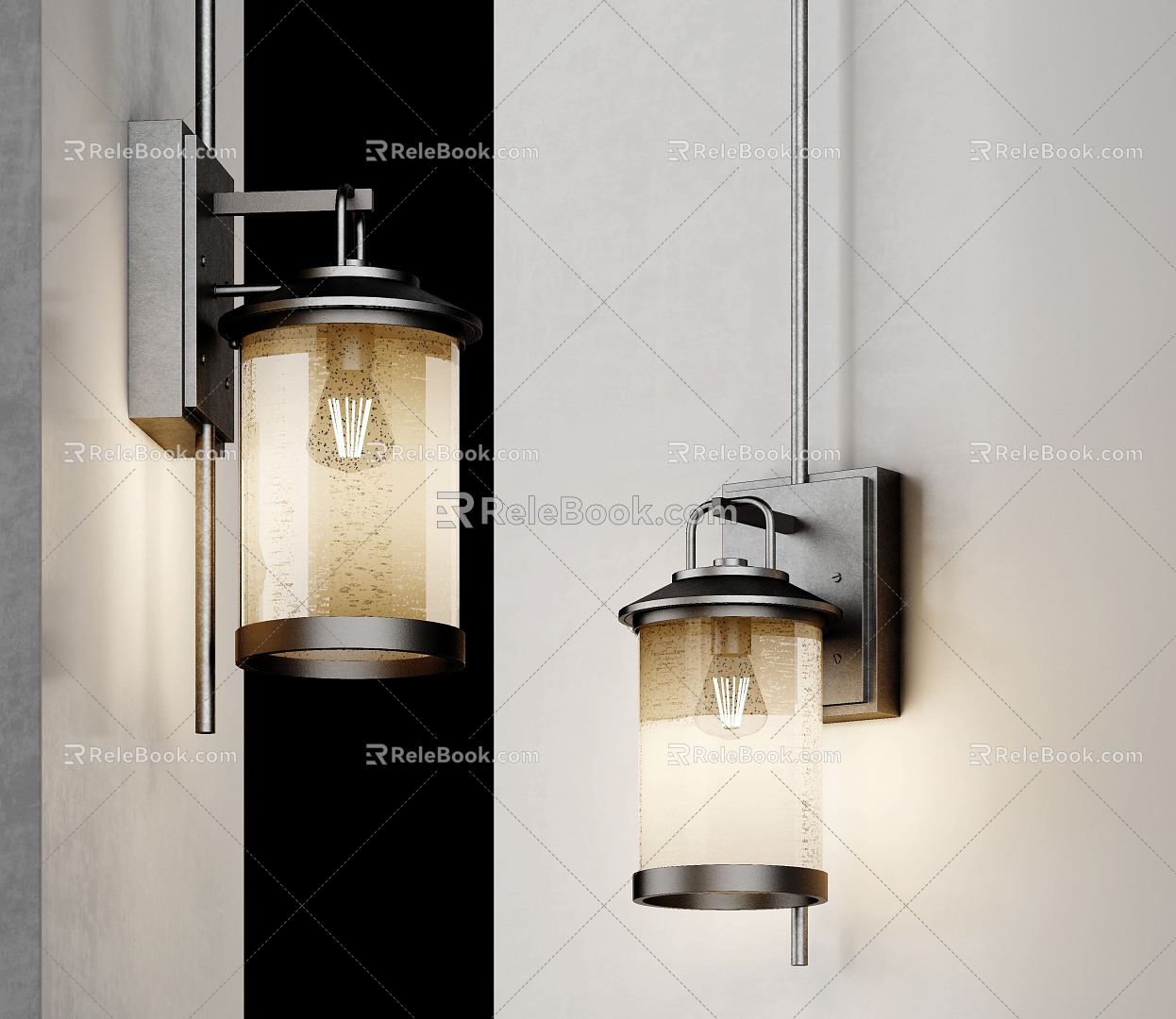 CCD wall lamp combination model