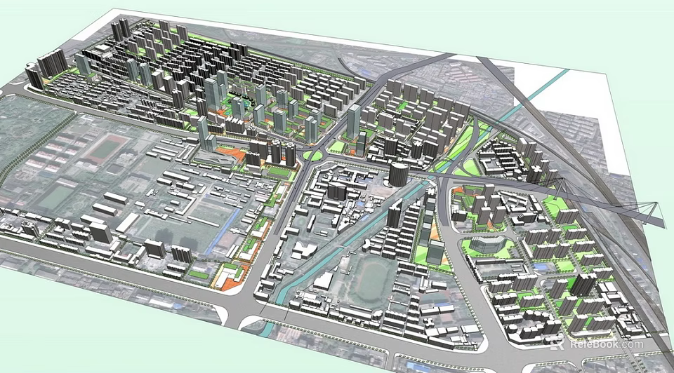 Shower Sauna In Modern Urban Planning With Architectural Design And Layout 3d model 