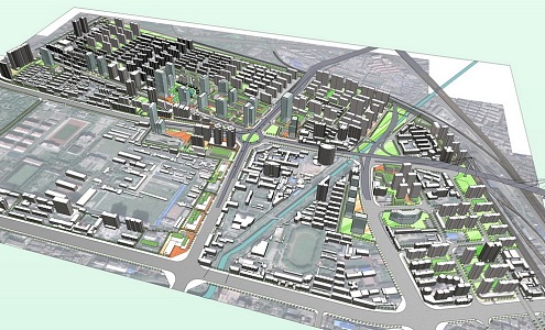 urban planning and design 3d model