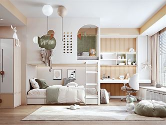 Modern Children's Room 3d model