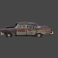 Rusty car 3d model