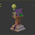 Mailbox mailbox tin mailbox old mailbox items 3d model