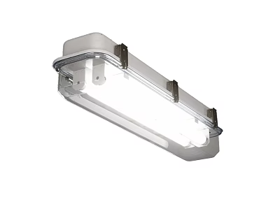 Industrial wind lamp tube lamp stick bracket energy-saving lamp strip lamp pendant lamp 3d model