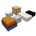 Multicolored Storage Boxes For Home Organization With Different Sizes And Durable Materials