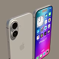 iPhone 17 Mobile Device With Dual Camera Colorful Display And App Icons