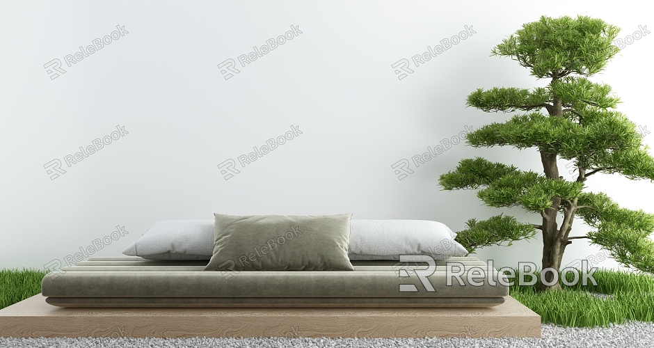 Courtyard landscape leisure sofa model