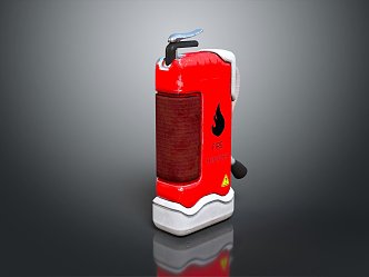 Modern fire extinguisher carbon dioxide fire extinguisher foam fire extinguisher 3d model