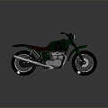 Motorcycle Two Wheels Motocross Motorcycle Road Race Motorcycle 3d model