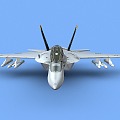 Fighter Super Hornet FA18ef Jet Fighter 3d model