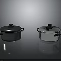 Stainless Steel Kitchen Pots With Lids And Handles For Daily Use