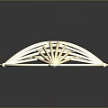 Gold Furniture Decorative Pendant With Star Shape Circular Frame And Intricate Woven Design