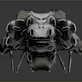 Modern fighter sci-fighter sci-fighter space fighter 3d model