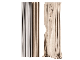 Curtain Fabric Curtain 3d model