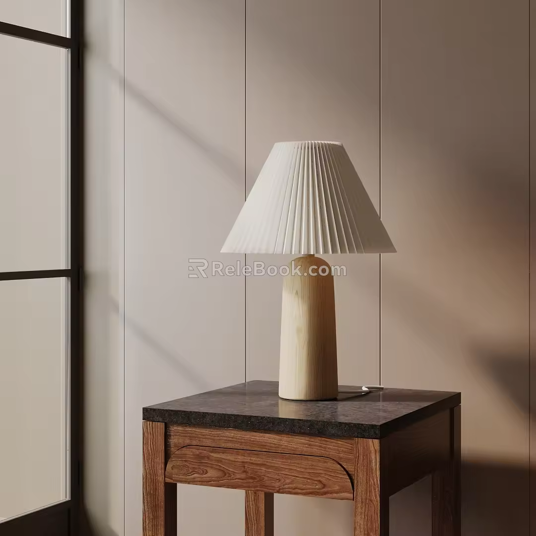Modern table lamp 3d model
