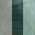 Glass Tiles Wall Design With Various Color Samples And Smooth Surface 3d model