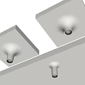 Modern Recessed Downlights and Spotlights for Ceiling Illumination in Home Interior