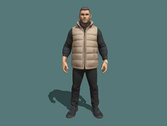 Cartoon Man Characters Modern Characters Male Characters Game Characters 3d model