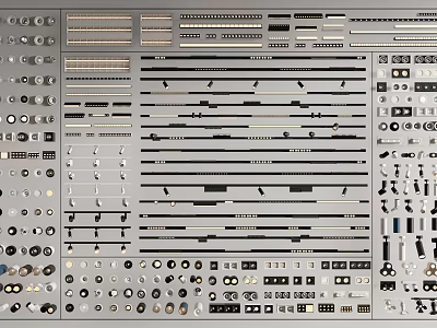 Various Styles of Downlights and Spotlights for Home and Commercial Lighting 3d model
