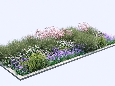 Modern flower bed flower bed flower pool flower box bush flower mirror model