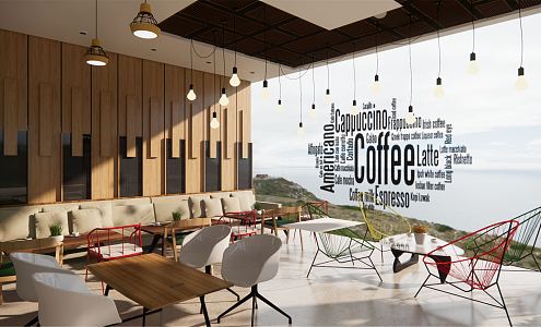 Cafe 3d model