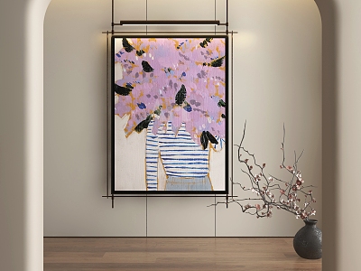 New Chinese Decorative Painting 3d model