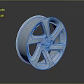 High Quality Car Tire Featuring White Alloy Wheel Rim And Stylish Spoke Design