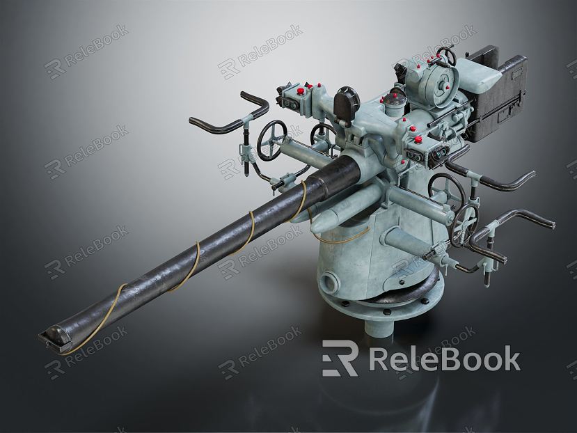 modern submarine gun anti-aircraft gun model