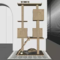 Modern cat crawler cat crawler cat nest 3d model