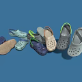 Clogs Shoes With Perforated Design In Various Colors Slip On Comfortable Footwear