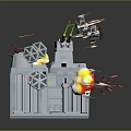 Star Wars Sci-Fighter Tower Modern Tower Defense 3d model