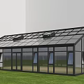 Modern Black Aluminum Frame Glass Sunroom With Multiple Ventilation Windows For Residential Outdoor Areas