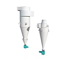 Industrial Processing Equipment With Conical Separators Dryer Piping System And Green Motor
