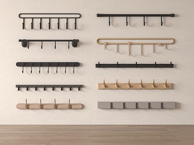 Modern clothes hook model