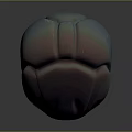 Advanced Futuristic Metallic Helmet With Sleek Design Glossy Surface And Visor