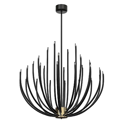 Modern chandelier metal chandelier multi-head chandelier 3d model